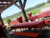 Brautentführung auf der Terrasse