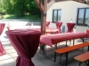 Brautentführung auf der Terrasse